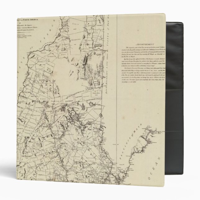 A Topographical Map Binder (Front/Inside)