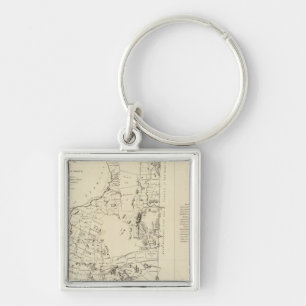 A Topographical Map Keychain