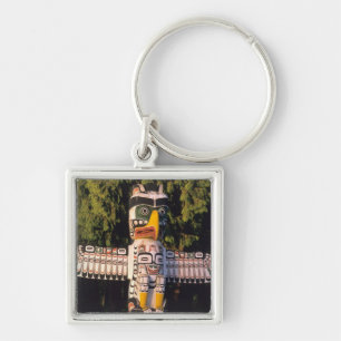 A totem pole In Vancouver, Canada. Keychain