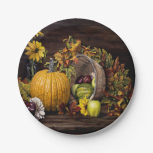 A Touch of Autumn Paper Plates 7"