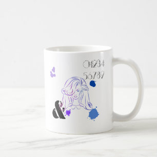 A Touch of Colour Watercolor Splatters Coffee Mug