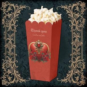 A touch of gothic, hearts and eternal connection. favor box