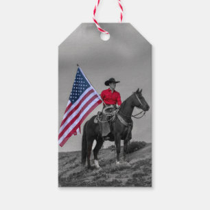 A Touch of Red, White and Blue -Light Switch Cover Gift Tags