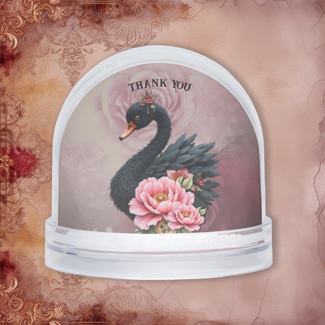 A touch of rose and swan's glow.  snowglobe (Creator Uploaded)