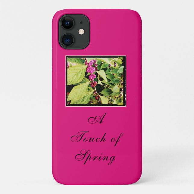 A Touch of Spring iPhone / iPad case (Back)