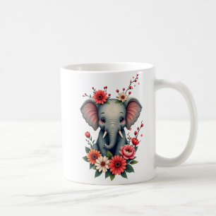 A touch of summer: The baby elephant  Coffee Mug