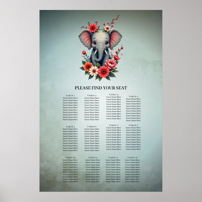 A touch of summer: The baby elephant Poster (Front)