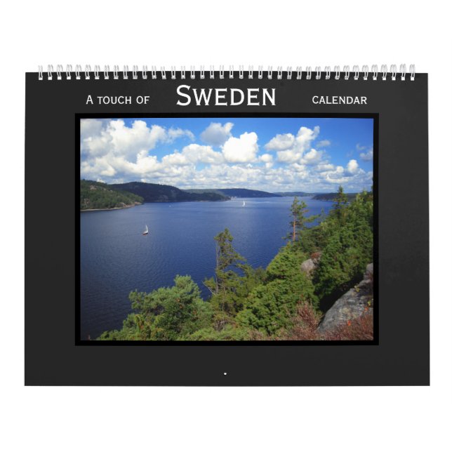 A touch of Sweden: Stockholm, Gothenburg, Bohuslän Calendar (Cover)