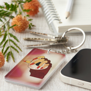 A Touch of Trippy Vision Keychain