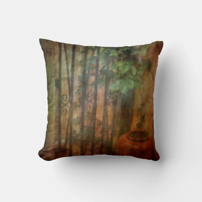 A Touch of Tuscany - AlFresco Throw Pillow (Front)