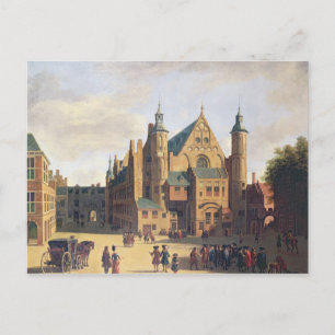 A Town Square in Haarlem Postcard