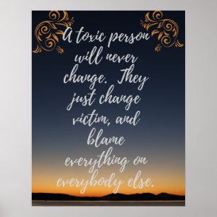 A Toxic person Wood Wall Art