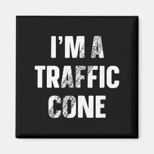 A Traffic Cone Shirt Kids Costume Funny Halloween Magnet