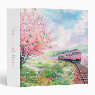 A Train in Springtime Binder