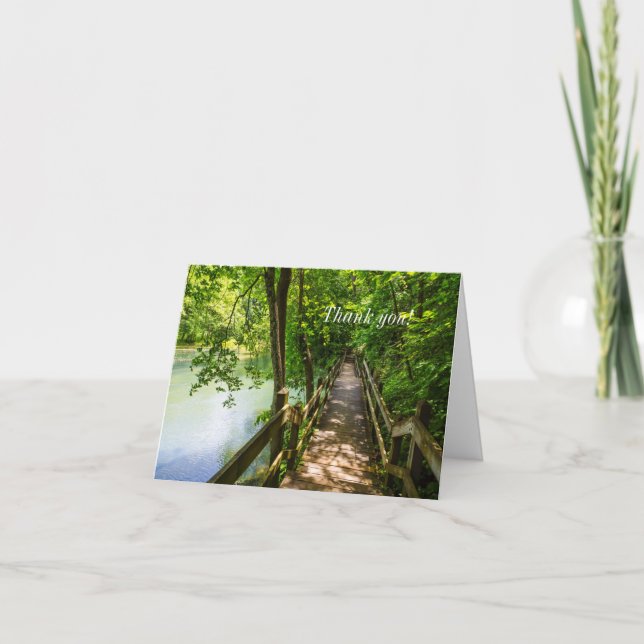 A Tranquil Hike Thank You Card (Front)