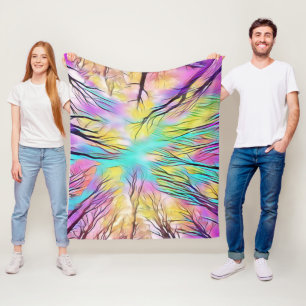 À Travers La Couverture De La Toison Des Arbres