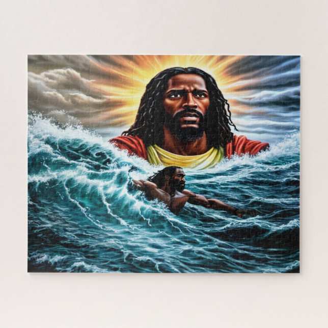 À travers le Puzzle des eaux troublées (Horizontal)