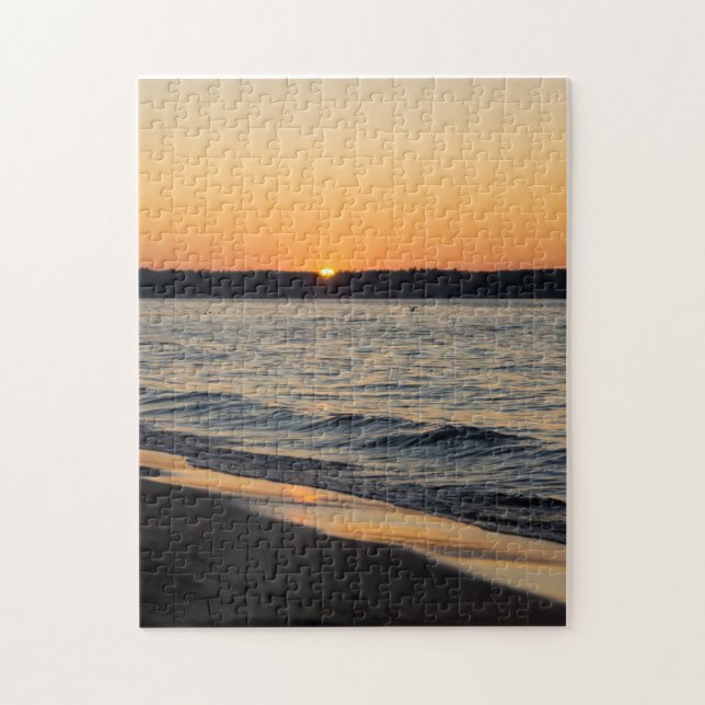 A Traverse Sunset Jigsaw Puzzle (Vertical)