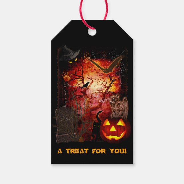 A Treat for you Halloween Gift Tag (Front)