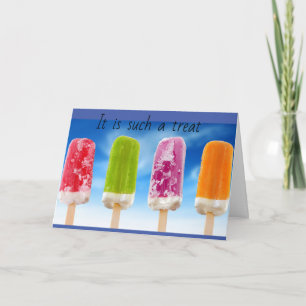 A **TREAT** SHARING A BIRTHDAY WITH "YOU" CARD