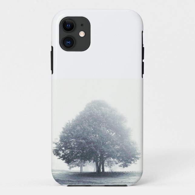 A Tree in Fog Case-Mate iPhone Case (Back)