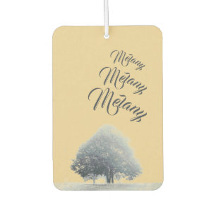 A Tree in Fog, Name & Quote Air Freshener