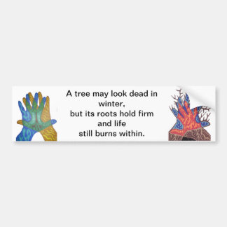 A Tree in Winter Bumper Sticker