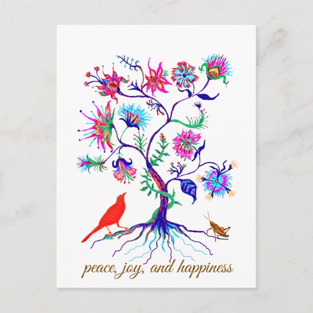 A tree of life postcard (Front)