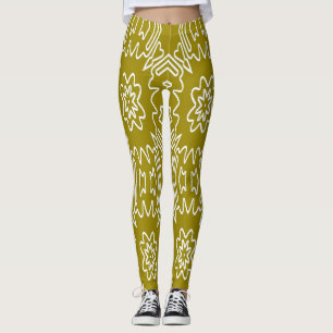 A trendy seamless "Ratti_Creative_Arts" Leggings