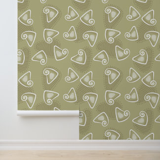 A Triangle And Abstract Shape Wallpaper