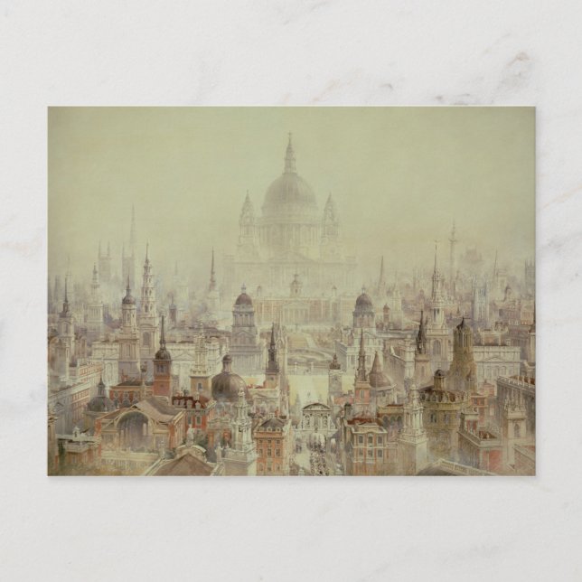 A Tribute to Sir Christopher Wren Postcard (Front)