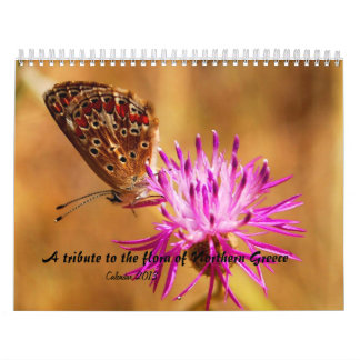A tribute to the flora of Northern Greece Calendar