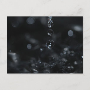 A trio de gouttes d'eau postcard