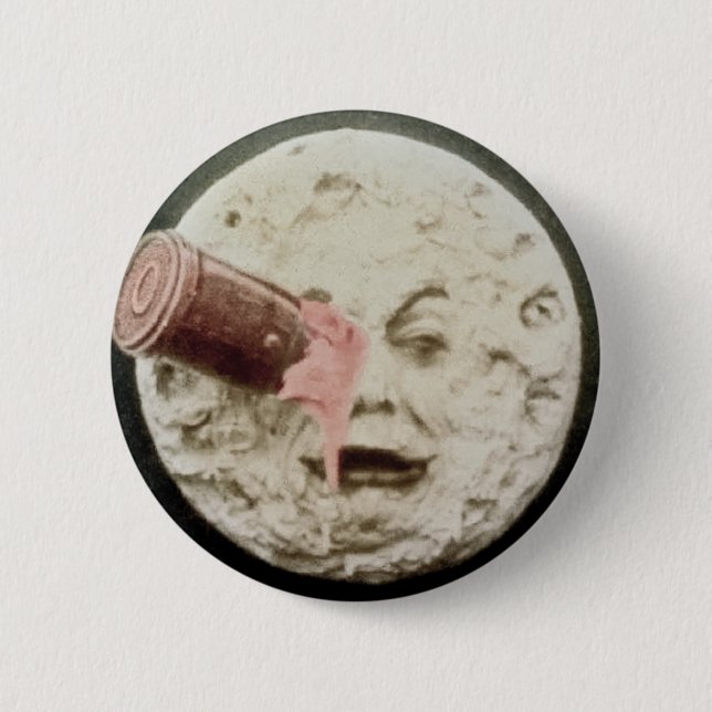 A Trip to the Moon 2 Inch Round Button (Front)