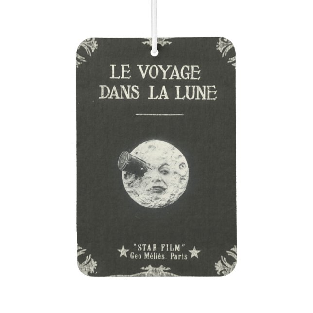 A Trip to the Moon Le Voyage dans la Lune Air Freshener (Front)