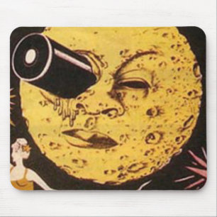 A Trip to The Moon Movie Poster Mouse Pad