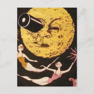 A Trip to The Moon Movie Poster Postcard