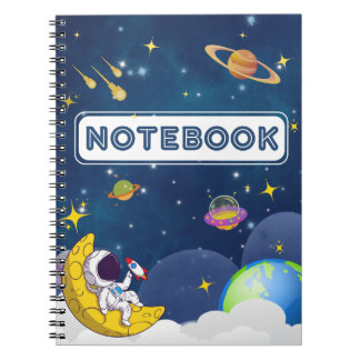 A trip to the moon notebook