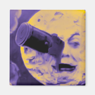 A Trip to the Moon (Purple Fizzy Fuzz) Magnet