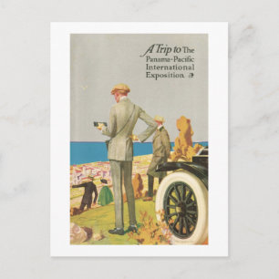 A Trip to the Panama Pacific International Exposit Postcard