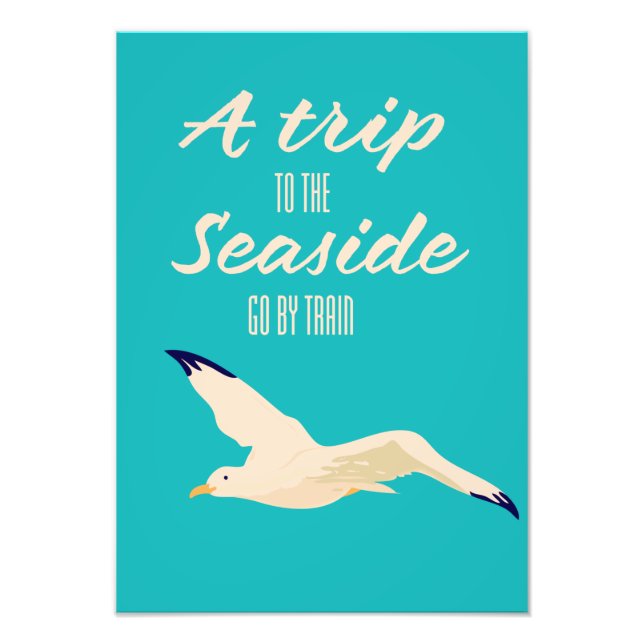 A Trip to the Seaside Photo Print (Front)