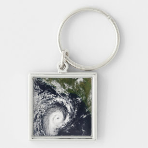 A tropical cyclone keychain