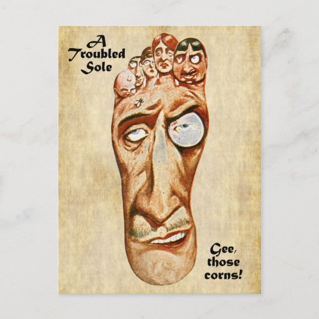 A Troubled Sole Postcard (Front)