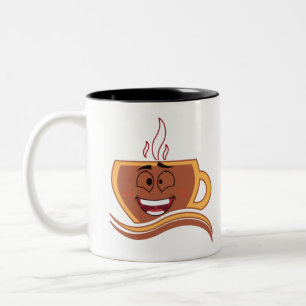 A True Coffeeholic  Two-Tone Coffee Mug
