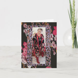 A True Friend Birthday wish Folded Greeting Card