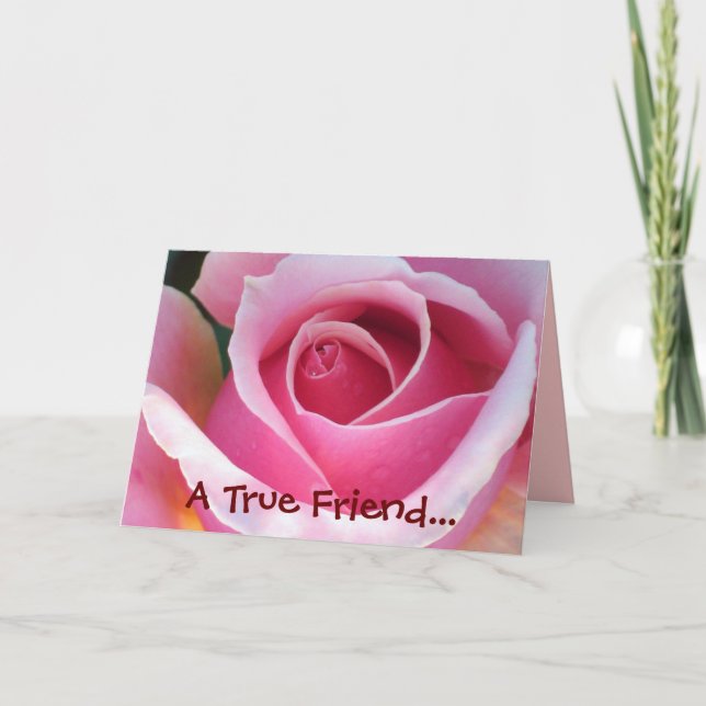 A True Friend Card (Front)