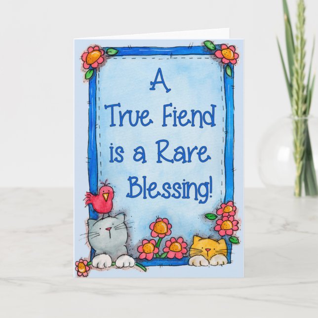 A True Friend Card (Front)