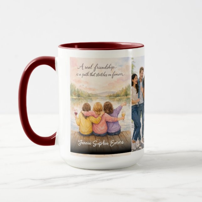 A True Friendship | Friendship Day | Inspirational Mug (Left)