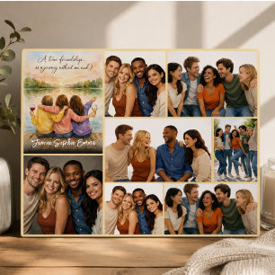 A True Friendship   Friendship Day   Inspirational Plaque
