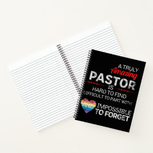 A truly amazing pastor is hard to find notebook